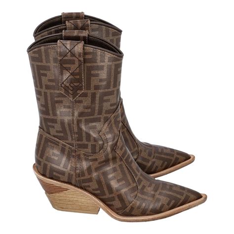 fendi zucca cowboy boots|fendi zucca handbags.